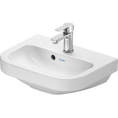 Duravit D-Code 07484500002 umywalka 45x33.5 cm półokrągła ścienna biała Duravit D-Code 07484500002 umywalka 45x33.5 cm półokrągła ścienna biała