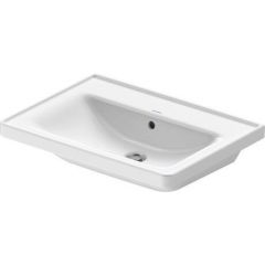 Duravit D-Neo 2367650060 umywalka 65x48 cm prostokątna meblowa biała