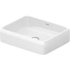 Duravit Qatego 2383500079 umywalka 50x40 cm prostokątna nablatowa biała