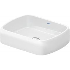 Duravit Qatego 2384500079 umywalka 50x40 cm prostokątna nablatowa biała