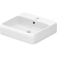 Duravit Qatego 2385500027 umywalka 50x47 cm prostokątna nablatowa biała