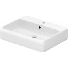 Duravit Qatego 2385600027 umywalka 60x47 cm prostokątna nablatowa biała