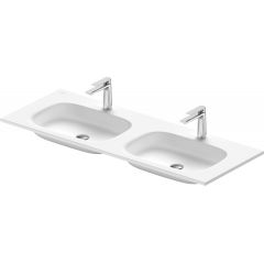 Duravit Sivida 2650043200 umywalka 129x48.5 cm prostokątna meblowa-podwójna biała