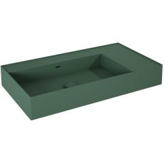 Elita Level RE041461177010 umywalka 80.5x45.5 cm prostokątna ścienna zielona