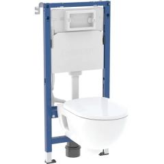 Geberit Duofix Basic 118343003 zestaw miska z deską i stelaż