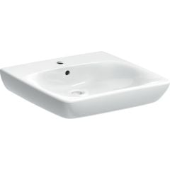 Geberit Selnova Comfort 502769007 umywalka 60x55 cm prostokątna dla niepełnosprawnych biała