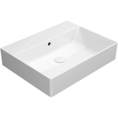 GSI Kube X 9431011 umywalka 60x47 cm prostokątna ścienna-nablatowa biała