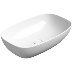 GSI Nubes 978311 umywalka 63x38 cm nablatowa biała