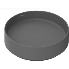 Hansgrohe Xuniva Evo S 60323760 umywalka 40x40 cm okrągła nablatowa szary/kamień