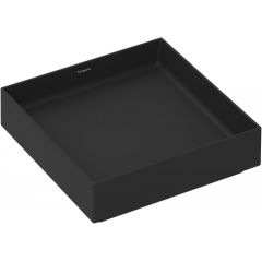 Hansgrohe Xuniva Evo E 60324670 umywalka 40x40 cm kwadratowa nablatowa czarna