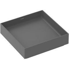 Hansgrohe Xuniva Evo E 60324760 umywalka 40x40 cm kwadratowa nablatowa szary/kamień