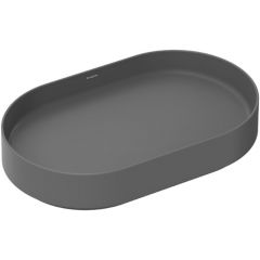 Hansgrohe Xuniva Evo U 60325760 umywalka 65x40 cm owalna nablatowa szary/kamień
