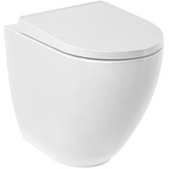 Kludi Resa D 24WCB0443 miska wc stojąca bez kołnierza ze spłukiwaniem wirowym biały połysk