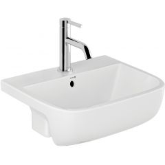 Kludi Resa 57W0243 umywalka 42x35 cm prostokątna wpuszczana biała