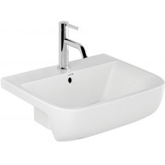 Kludi Resa 57W0343 umywalka 52x46 cm prostokątna wpuszczana biała