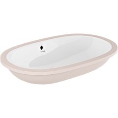 Kludi Resa 59W0443 umywalka 60x36 cm owalna podblatowa biała