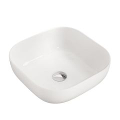 Kronenbach Cube KB144500CU umywalka 42x42 cm kwadratowa nablatowa biała
