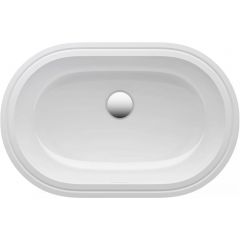 Laufen Savoy H8189450001551 umywalka 51x31 cm owalna podblatowa biała Laufen Savoy H8189450001551 umywalka 51x31 cm owalna podblatowa biała