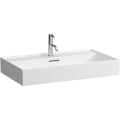 Laufen Kartell H8103367571041 umywalka 80x46 cm prostokątna ścienna-meblowa biała