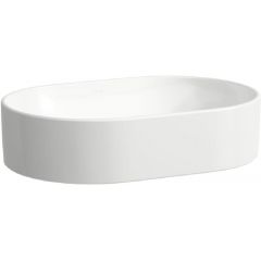 Laufen Savoy H8129440001091 umywalka 55x38 cm owalna nablatowa biała