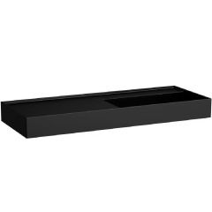 Laufen Kartell H8133337161121 umywalka 120x46 cm prostokątna ścienna czarna