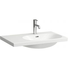 Laufen Lua H8170854001091 umywalka 75x45 cm prostokątna ścienna biała