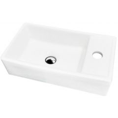 LaVita Gila 5900378345688 umywalka 42x23 cm prostokątna nablatowa biała
