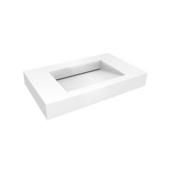 Oltens Stila 40003000 umywalka 100x45 cm prostokątna ścienna biała