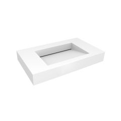 Oltens Stila 40003900 umywalka 100x45 cm prostokątna ścienna biała