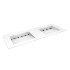 Oltens Stila 40206000 umywalka 140x45 cm prostokątna meblowa biała