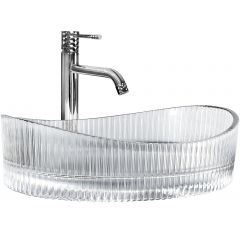 Rea Harper REAU8525 umywalka 50x37 cm owalna nablatowa