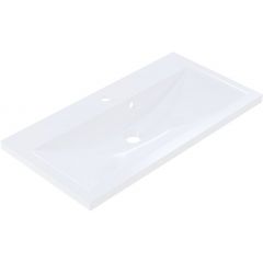 Ruvetti Idalia DOLID8042 umywalka 80x42 cm prostokątna wpuszczana biała