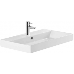 Sanindusa Novelda 118130004 umywalka 80x45 cm prostokątna ścienna biała