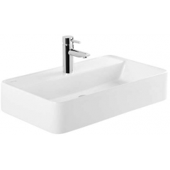 Sanindusa Sanlife 136330004 umywalka 50x35 cm prostokątna nablatowa biała