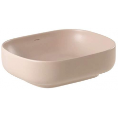 Sanindusa Sanibold 137300274 umywalka 47.5x40 cm prostokątna nablatowa brąz/beż