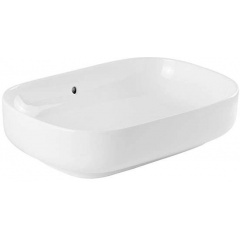 Sanindusa Sanibold 137310004 umywalka 59.2x40 cm prostokątna nablatowa biała