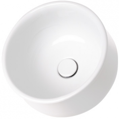 Sanindusa Poeme 151304264 umywalka 37x37 cm okrągła nablatowa czarna