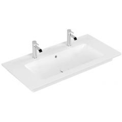 Villeroy & Boch Venticello 4104AKRW umywalka 100x50 cm prostokątna ścienna-meblowa-z blatem biała