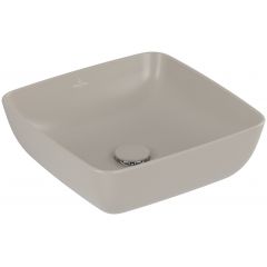 Villeroy & Boch Artis 417841AM umywalka 41x41 cm kwadratowa nablatowa brąz/beż