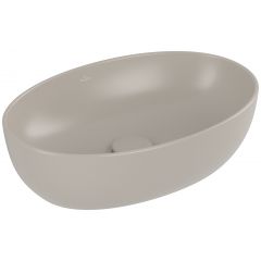 Villeroy & Boch Artis 438848AM umywalka 48x32.5 cm owalna nablatowa brąz/beż