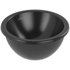 Villeroy & Boch Loop & Friends 4A5100R7 umywalka 33x33 cm okrągła podblatowa czarna