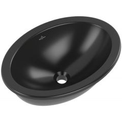 Villeroy & Boch Loop & Friends 4A5400R7 umywalka 48.5x32.5 cm owalna podblatowa czarna