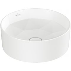 Villeroy & Boch Octagon 5A5640RW umywalka 42x42 cm okrągła nablatowa biała