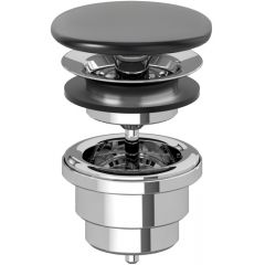 Villeroy & Boch 680800R7 korek do umywalki czarny