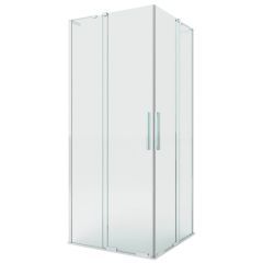 New Trendy Smart EXK4055WL kabina prysznicowa 80x80 cm kwadratowa chrom połysk/szkło przezroczyste