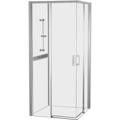 New Trendy Prime K5799 kabina prysznicowa 80x80 cm kwadratowa chrom połysk/szkło przezroczyste