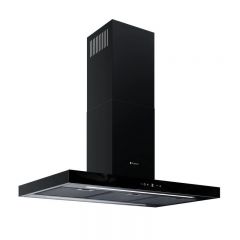 Globalo Design Lonatio LONATIOISOLA903BLACK okap kuchenny 90 cm wyspowy czarny