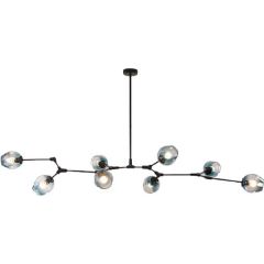 Abigali Smokey MD20039PCSJG lampa podsufitowa powyżej 6x40 W czarny