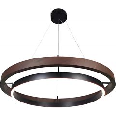 Abigali Plane LWRPLA lampa wisząca 1x38 W czarna-brązowa Abigali Plane LWRPLA lampa wisząca 1x38 W czarna-brązowa