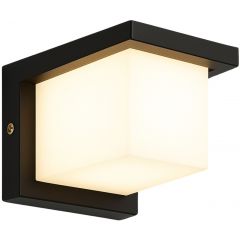 Abigali Frizer3 LZFRIZ3 kinkiet zewnętrzny 1x12 W czarny-mleczny